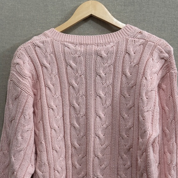 Parker Tennis Sweater Cable Knit Medium - Picture 6 of 6